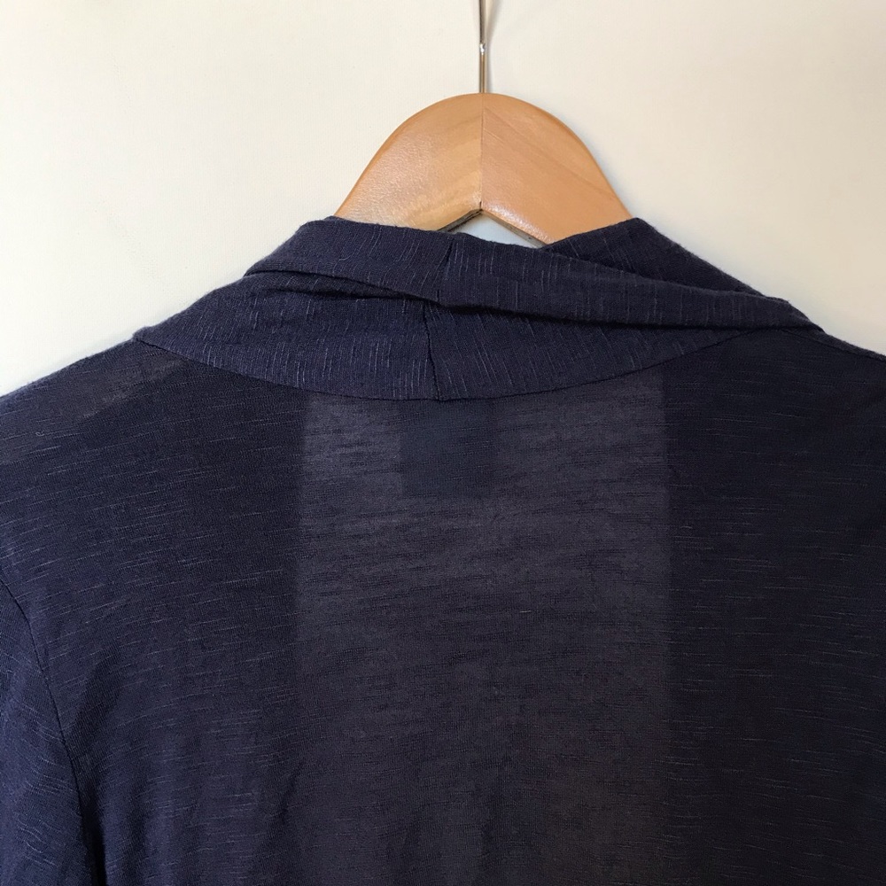 Youth Navy Blue Cardigan - Picture 5 of 9